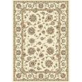 Dynamic Rugs Ancient Garden 3 ft. 11 in. x 5 ft. 7 in. 57365-6464 Rug - Ivory/Ivory AN46573656464